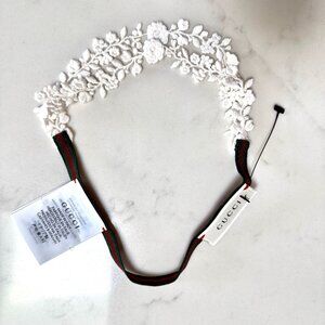 Gucci  White Floral Headband